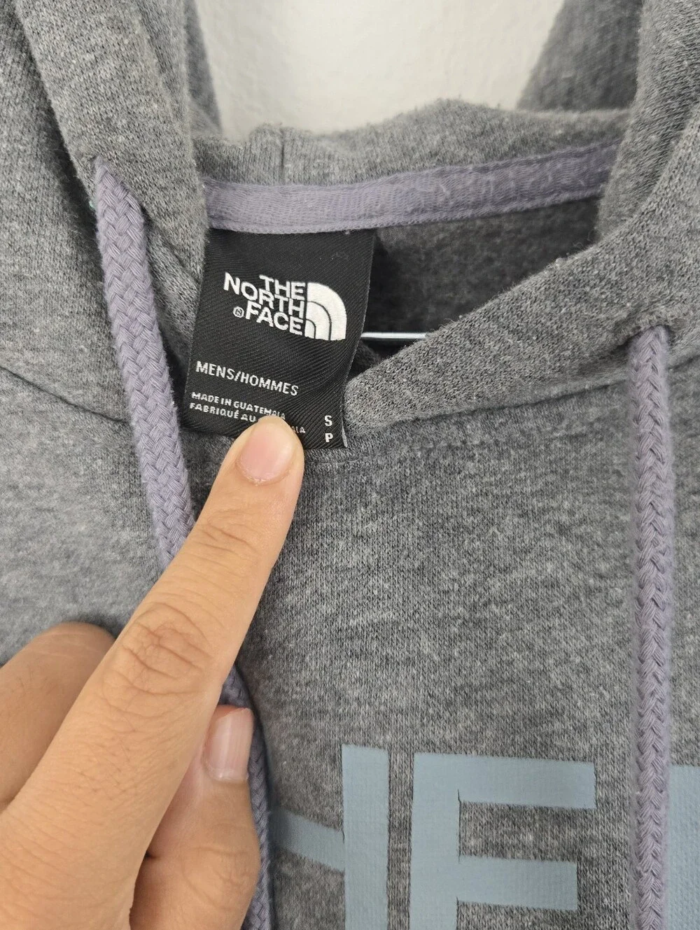 Gray The North Face Pullover Hoodie